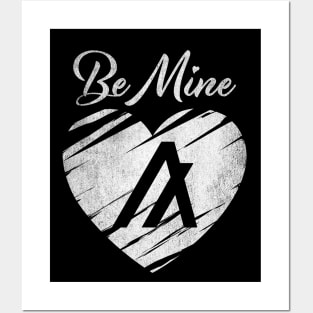 Valentine Be Mine Algorand ALGO Coin To The Moon Crypto Token Cryptocurrency Blockchain Wallet Birthday Gift For Men Women Kids Posters and Art